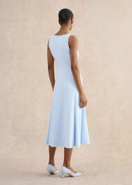 Beatrix Embellished Trimmed Dress, Pale Blue, hi-res