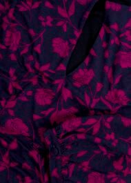Petite Grace Jersey Dress, Navy Pink, hi-res