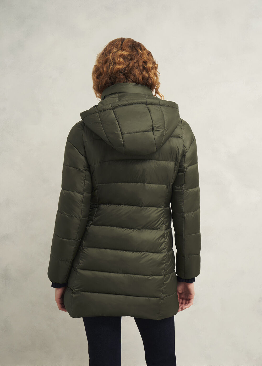 Petite Joelle Puffer Coat, Dark Olive, hi-res