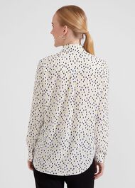 Brenna Shirt, Ivory Lime, hi-res