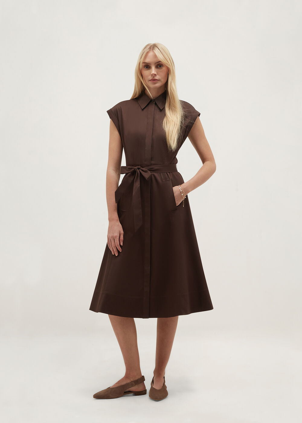 brown petite dress Women's Petite Chocolate Lace Cut Out Satin Maxi Dress