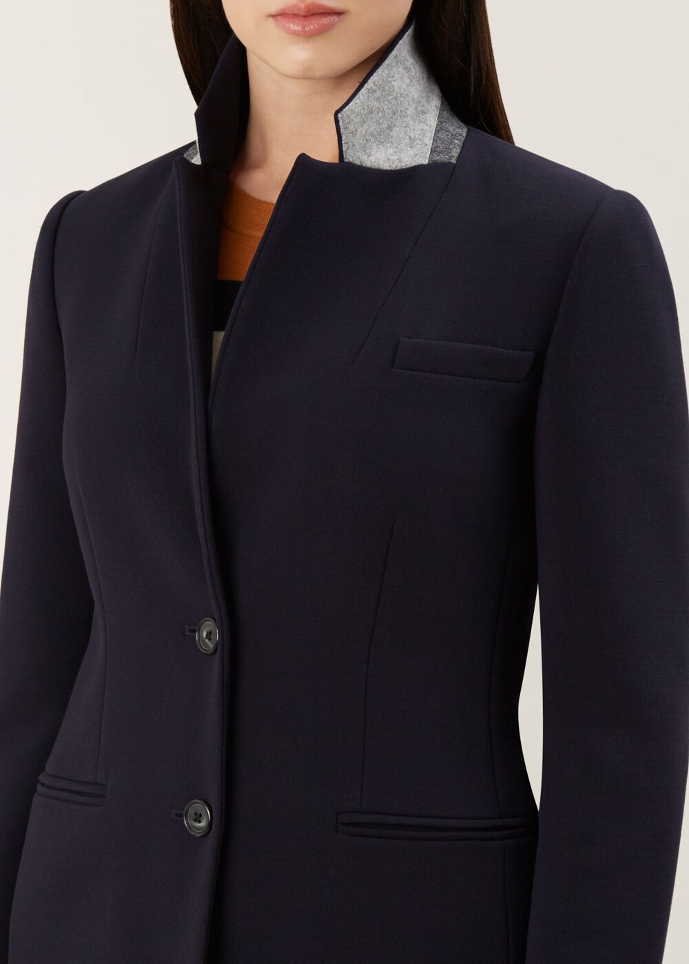 Spring Tilda Coat, Navy, hi-res