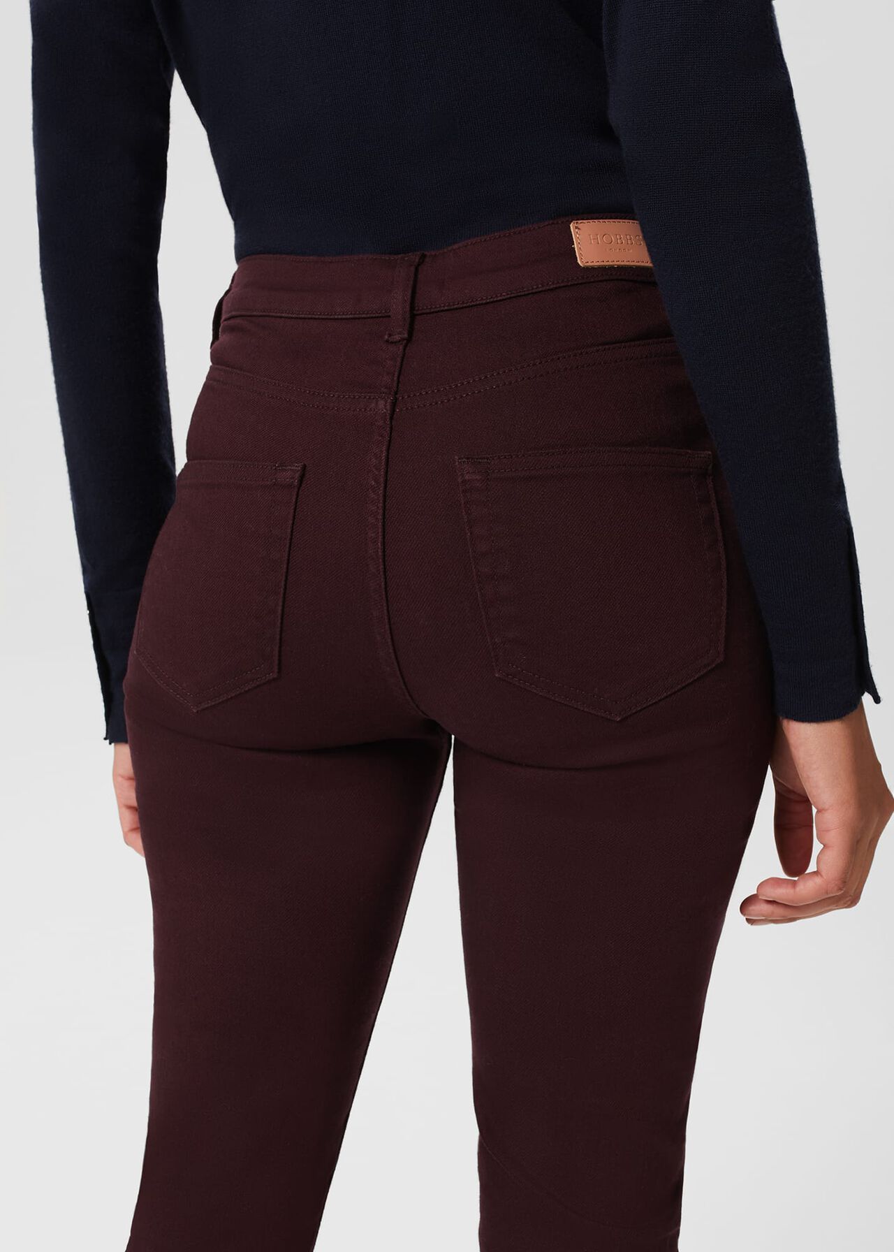 Gia Sculpting Jeans, Aubergine, hi-res