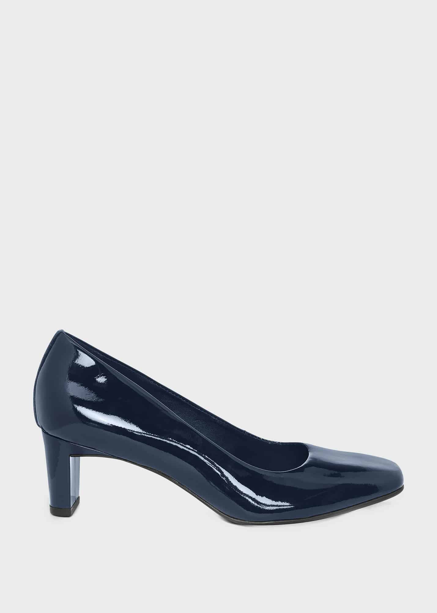 Navy patent court shoes shop
