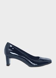Myra Court Shoes, Navy, hi-res