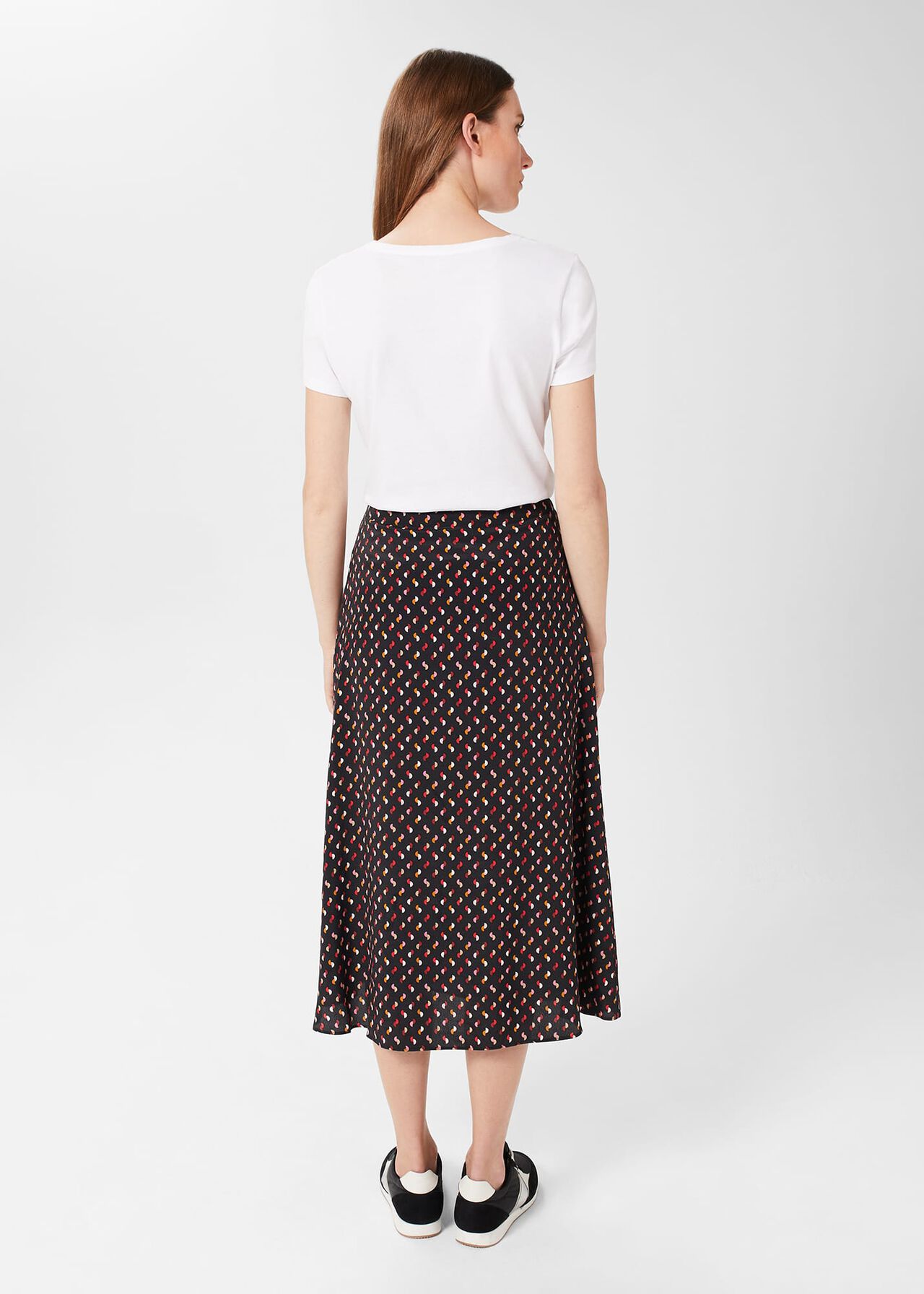 Annette Midi Skirt , Black Multi, hi-res