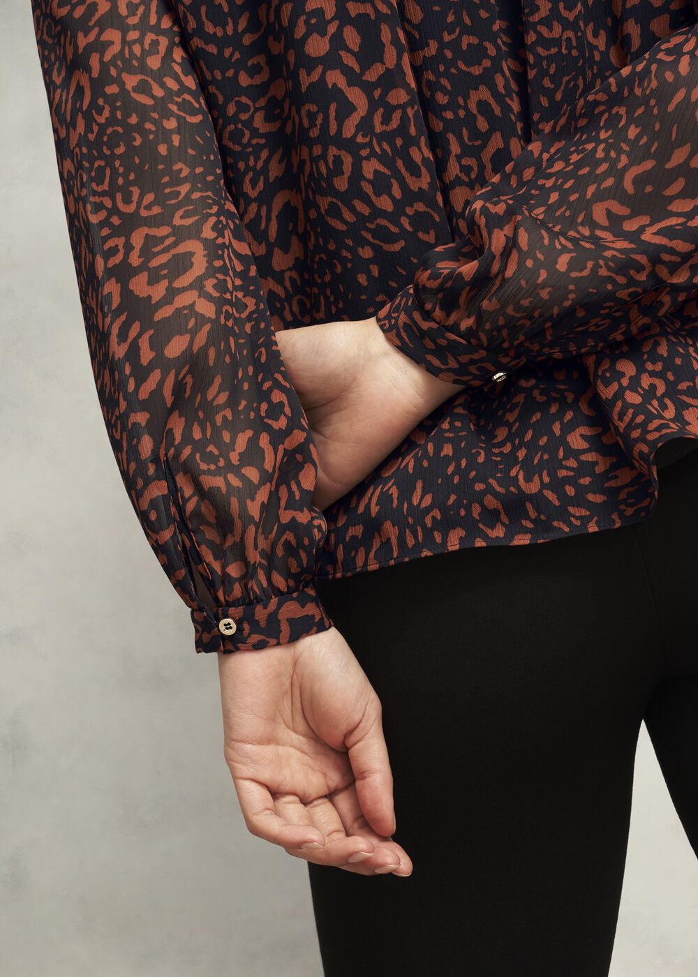 Carolina Blouse, Black Copper, hi-res