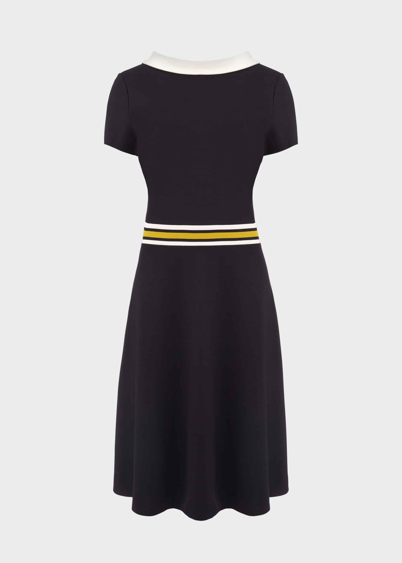 Betsy Jersey Fit And Flare Dress, Navy Ivory, hi-res