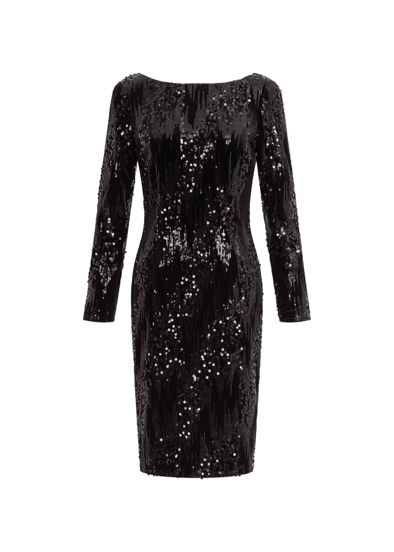 Sawyer Sequin Dress Black