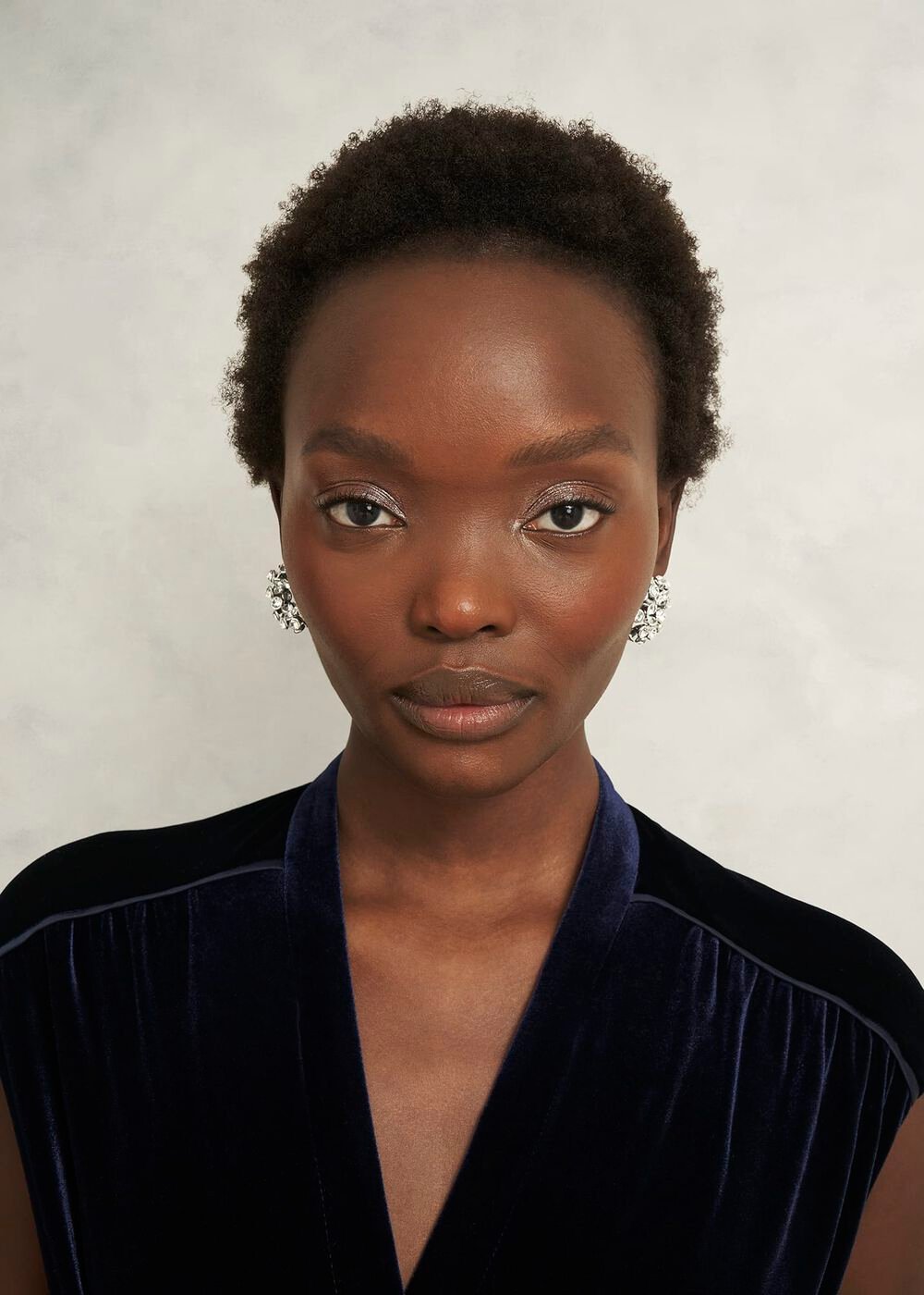 Maia Earring, Silver, hi-res