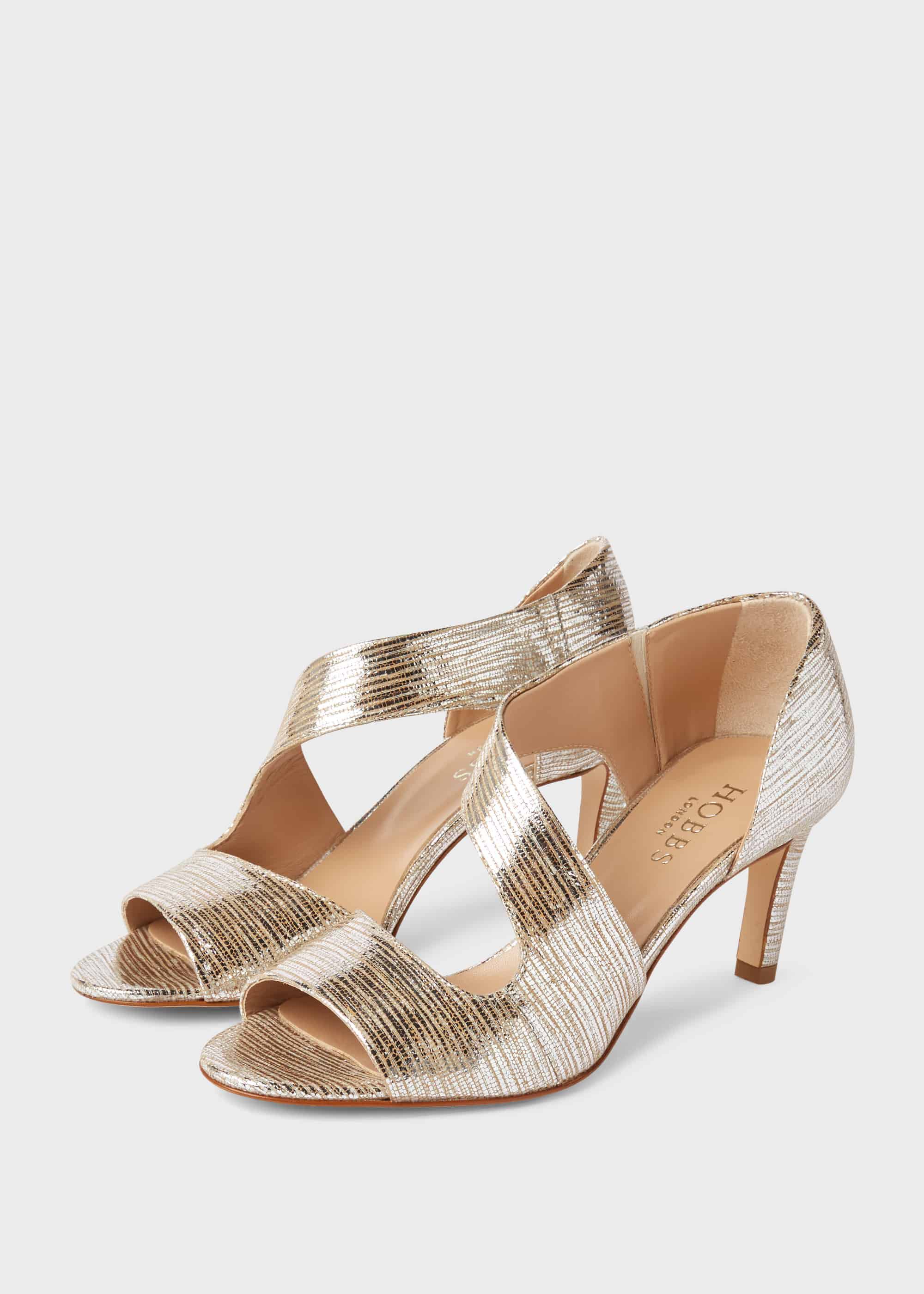 Hobbs gold sandals hotsell