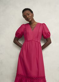 Harriet Dress, Bright Pink, hi-res