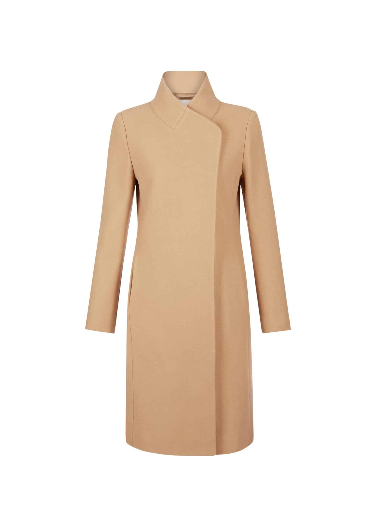 Petite Romy Wool Blend Coat Camel