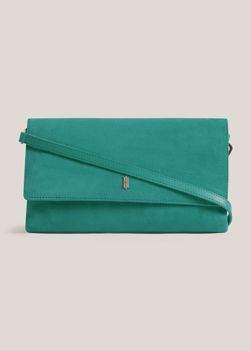 Ashley Suede Clutch