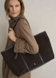 Kyra Tote Bag, Chocolate Brown, hi-res