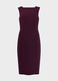 Adelia Dress, Deep Plum, hi-res