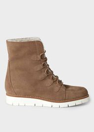 Brooklyn Suede Boots, Stone, hi-res