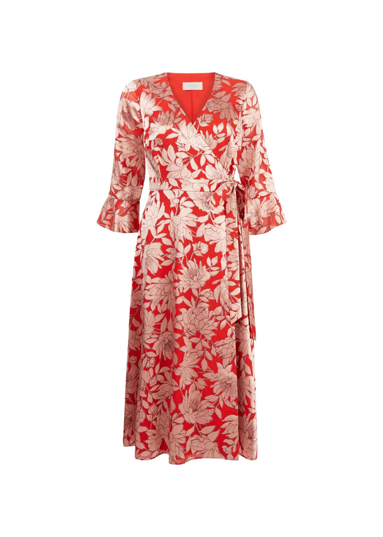 Justina Dress Red Pink