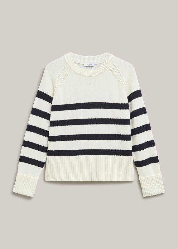 Georgie Striped Cotton Jumper