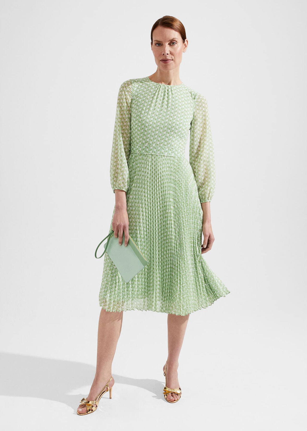 Petite Salma Dress, Green Multi, hi-res