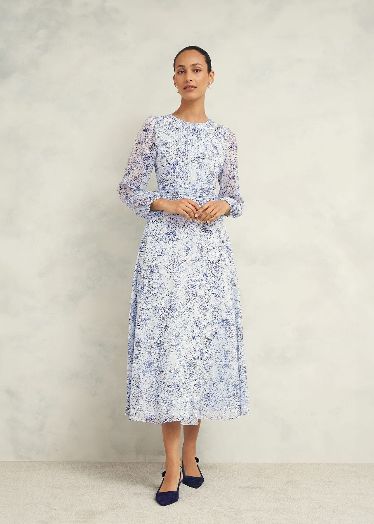 Mariette Dress, Blue Multi, hi-res