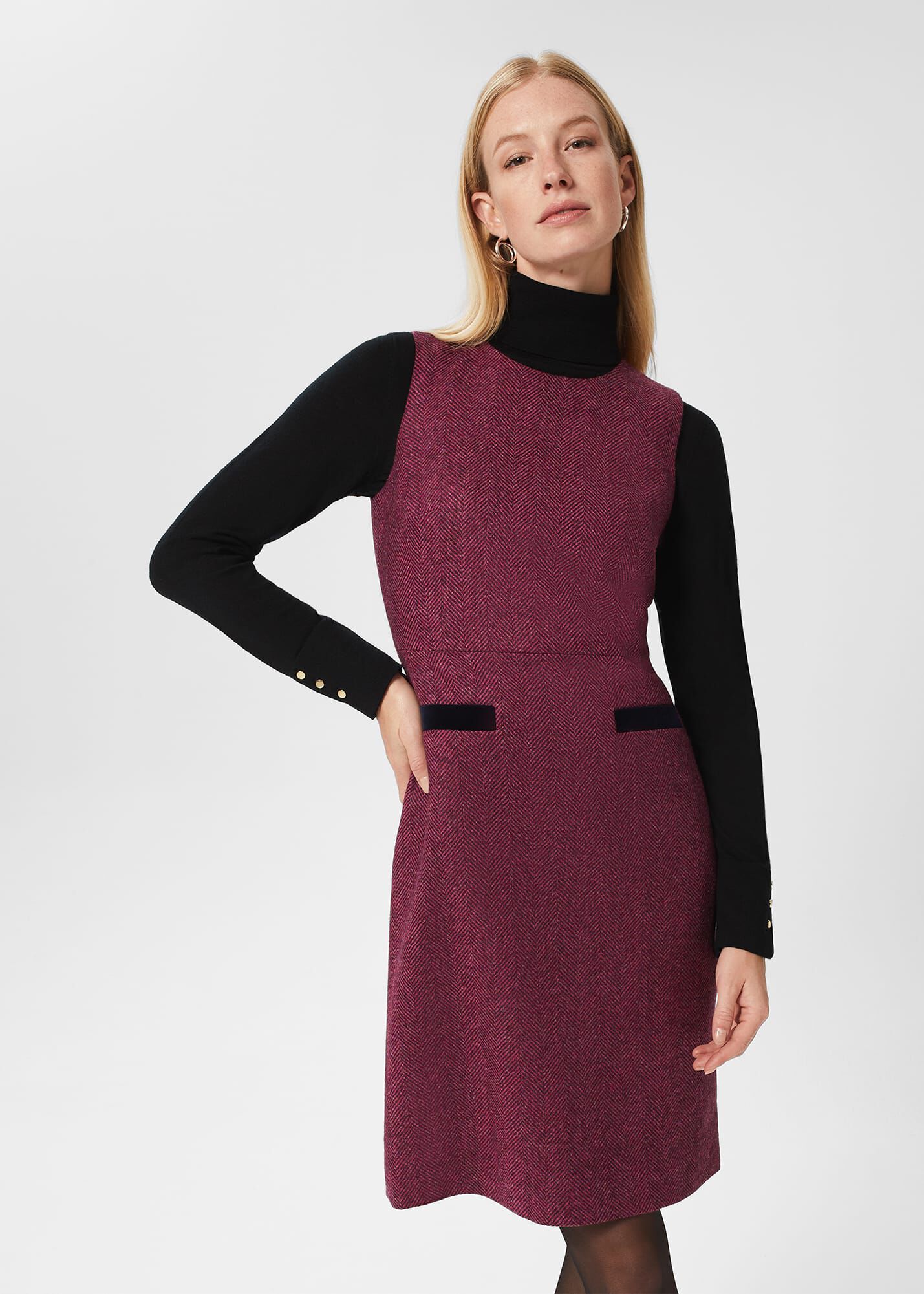 Hobbs tweed dress sale