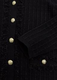 Sairey Knitted Jacket, Black, hi-res