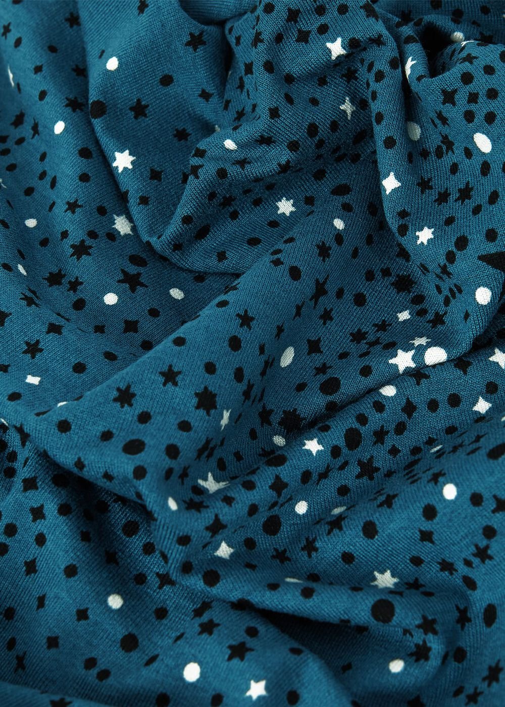 Sonya Printed Top, Dark Blue, hi-res