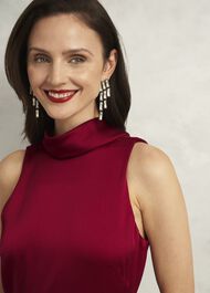 Marilyn Dress, Lipstick Red, hi-res