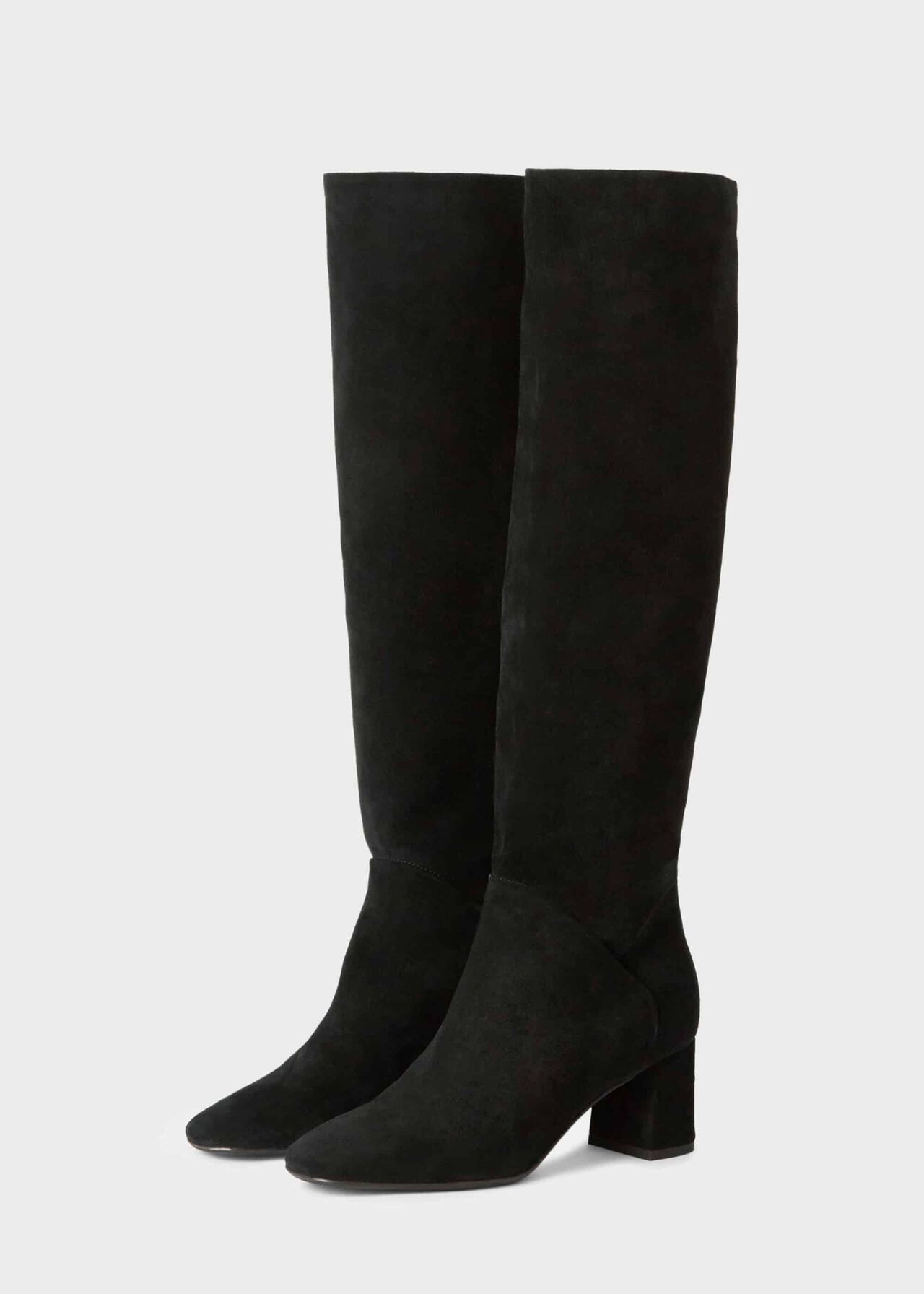 Imogen Slouch Knee Boots, Black, hi-res