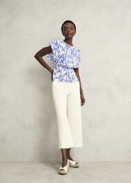 Bianca Top, Cream Blue, hi-res