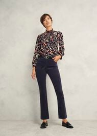 Hampstead Cord Trousers, Navy, hi-res