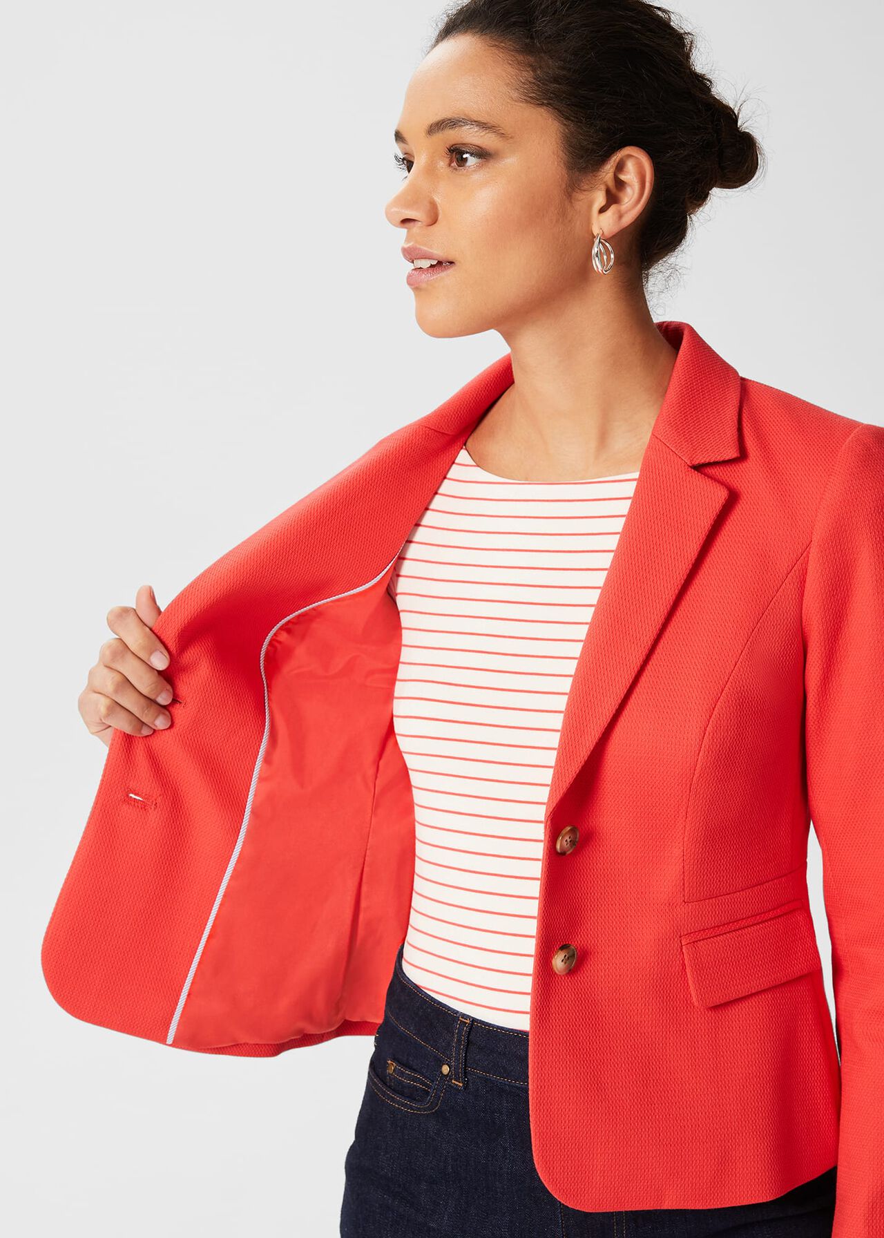 Hackness Jacket, Deep Coral, hi-res