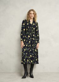 Everly Dress, Navy Multi, hi-res