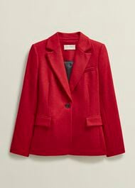 Jess Wool Jacket, Pomegranate Red, hi-res