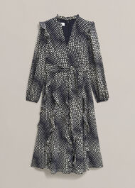 Miriam Dress, Midnight Cream, hi-res