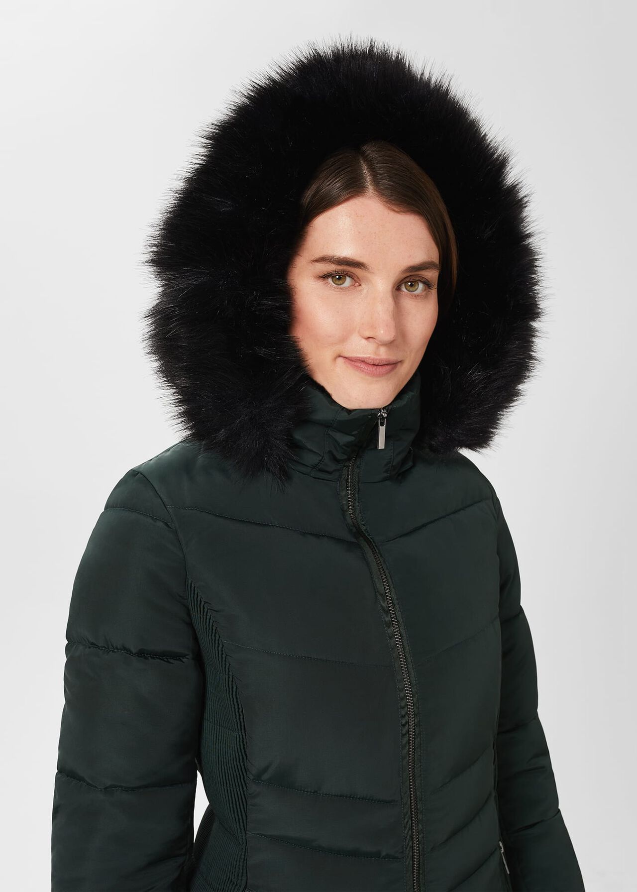 Petite Tali Puffer, Dark Ivy Green, hi-res