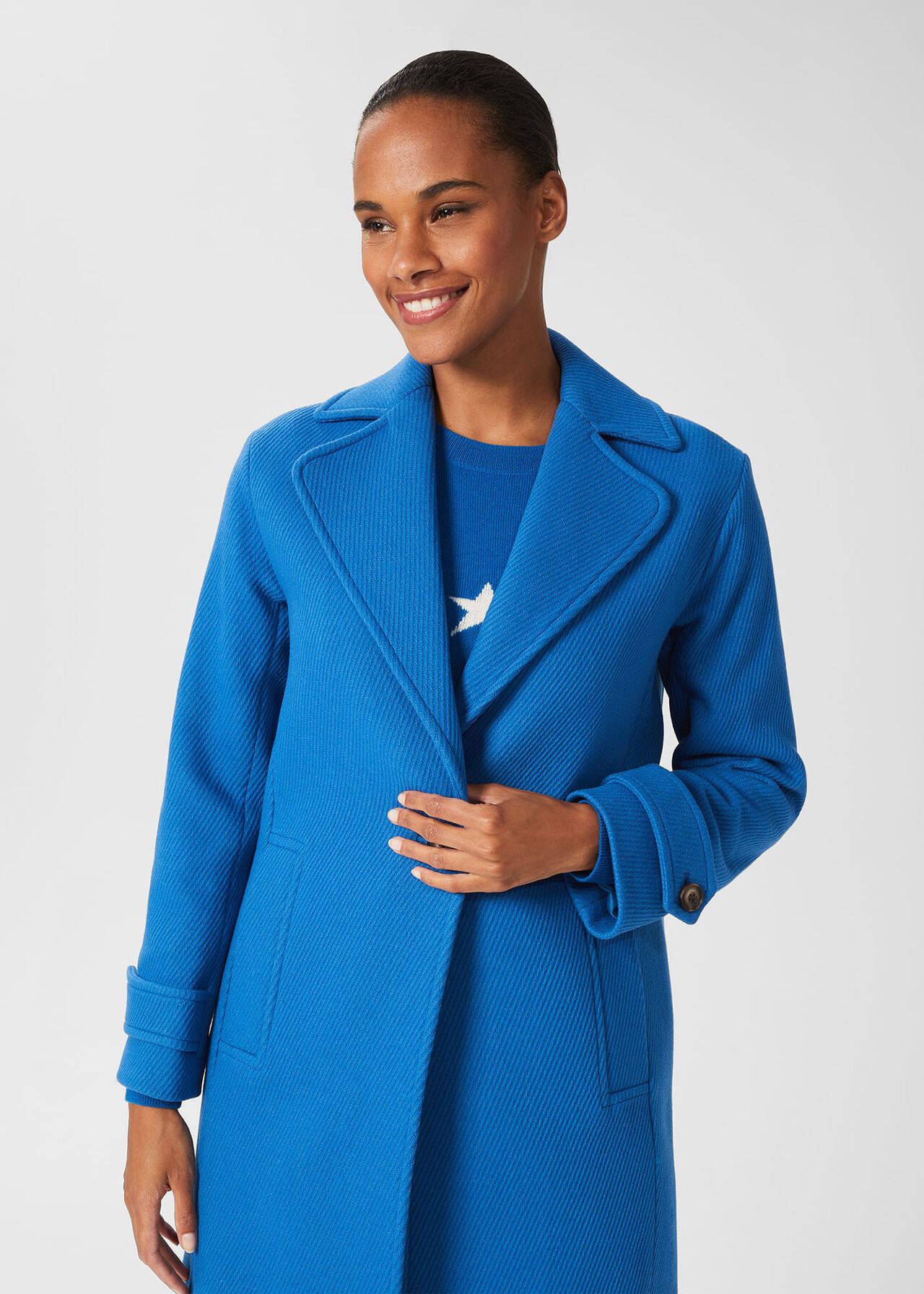 Carmina Wool Blend Coat Hobbs US