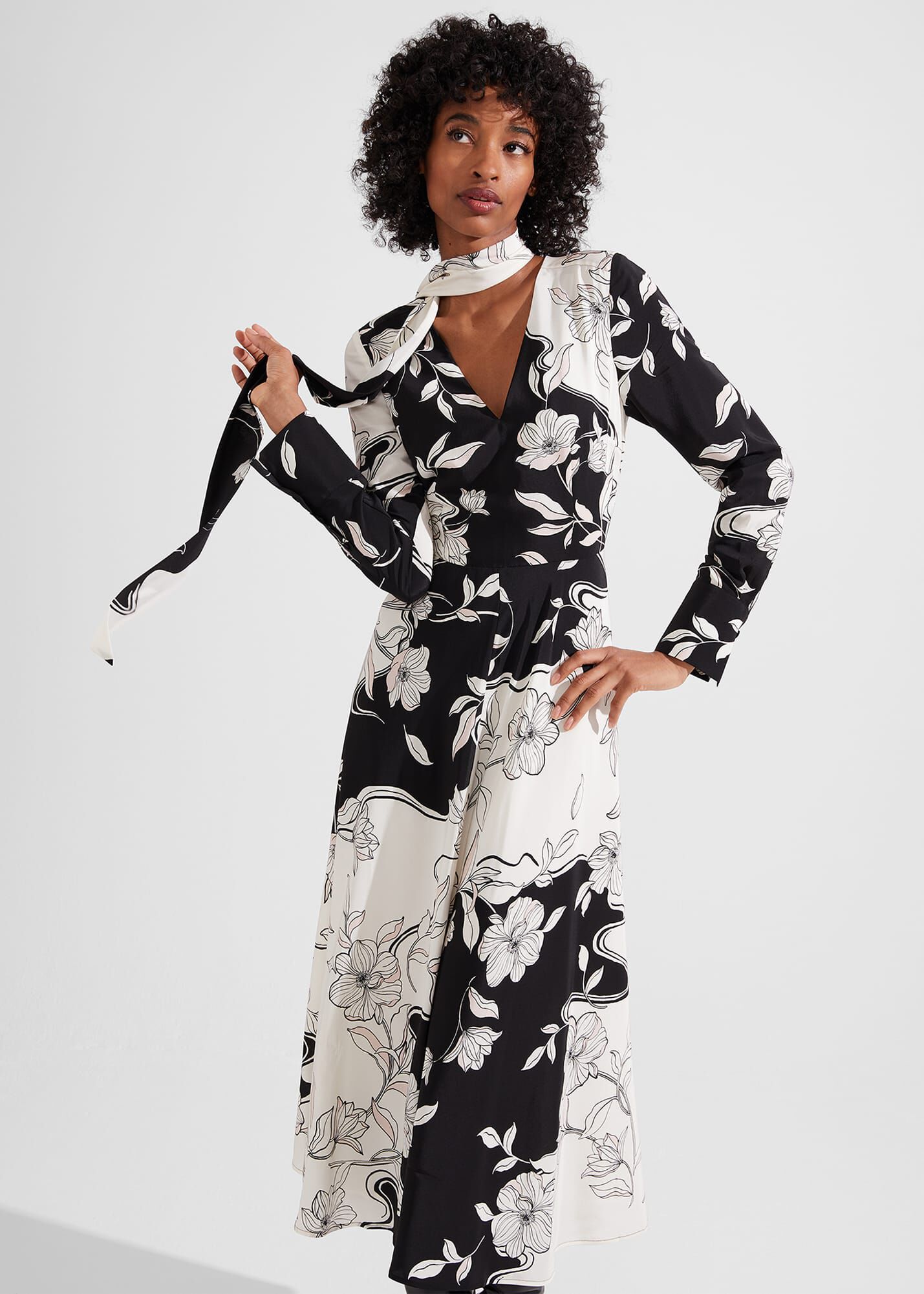 【関税なし】HOBBS ホッブス Isadora シルク ドレス 花柄 関税なし】HOBBS ホッブス isadora 花柄 ドレス