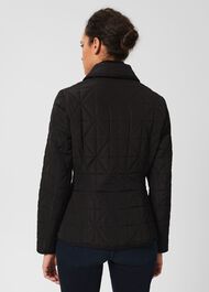 Katie Quilted Coat, Black, hi-res