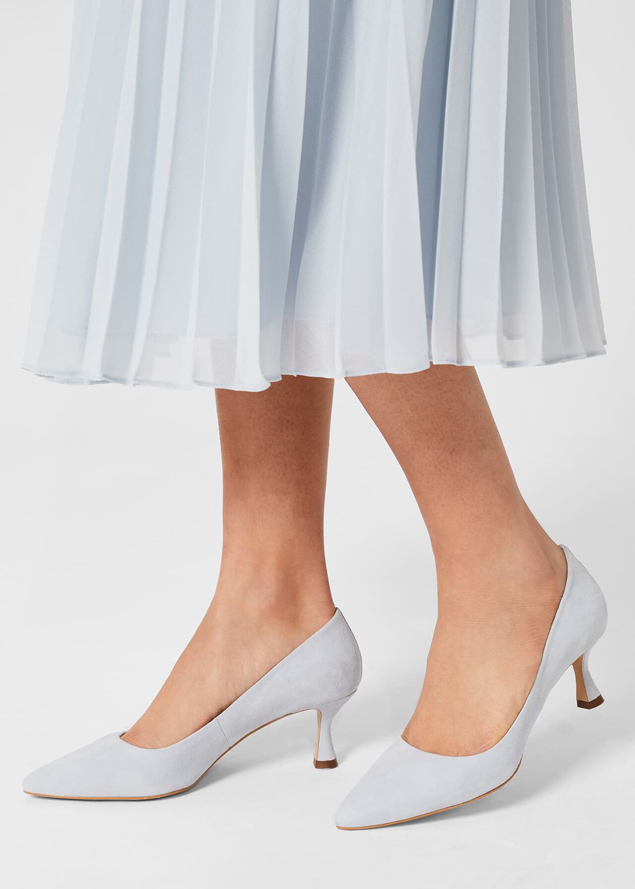 Esther Court Shoes, Celeste Blue, hi-res