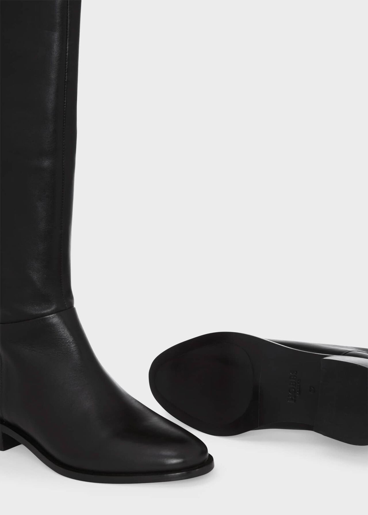 Zadie Knee Boots, Black, hi-res