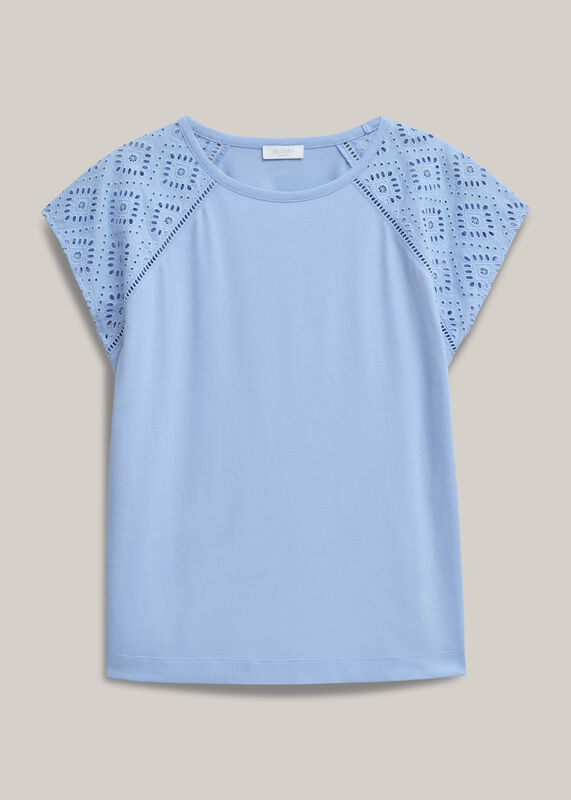 Ivana Cotton Broderie Top