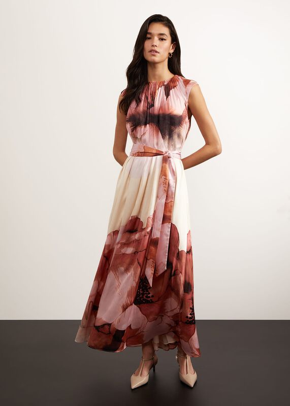Heligan Floral Midi Dress