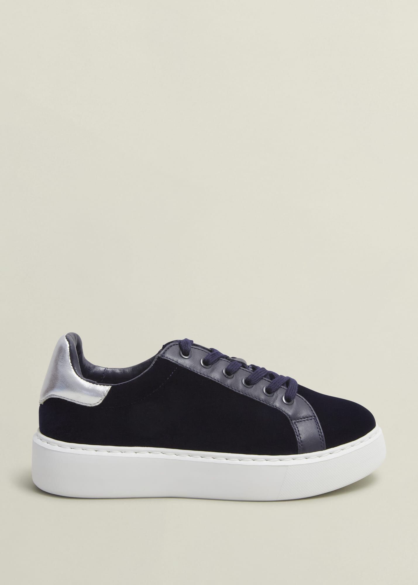 Cosima Velvet Trainer Hobbs UK
