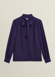 Gabrielle Blouse, Midnight Purple, hi-res