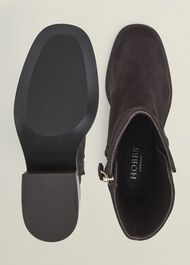 Sydney Ankle Boots, Chocolate Brown, hi-res