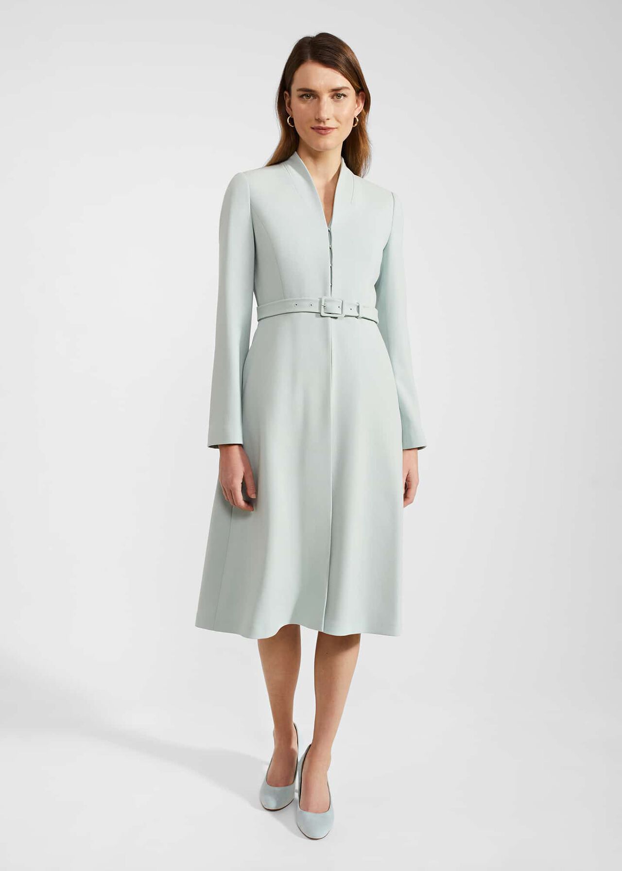 Olivia Coat, Sage Green, hi-res