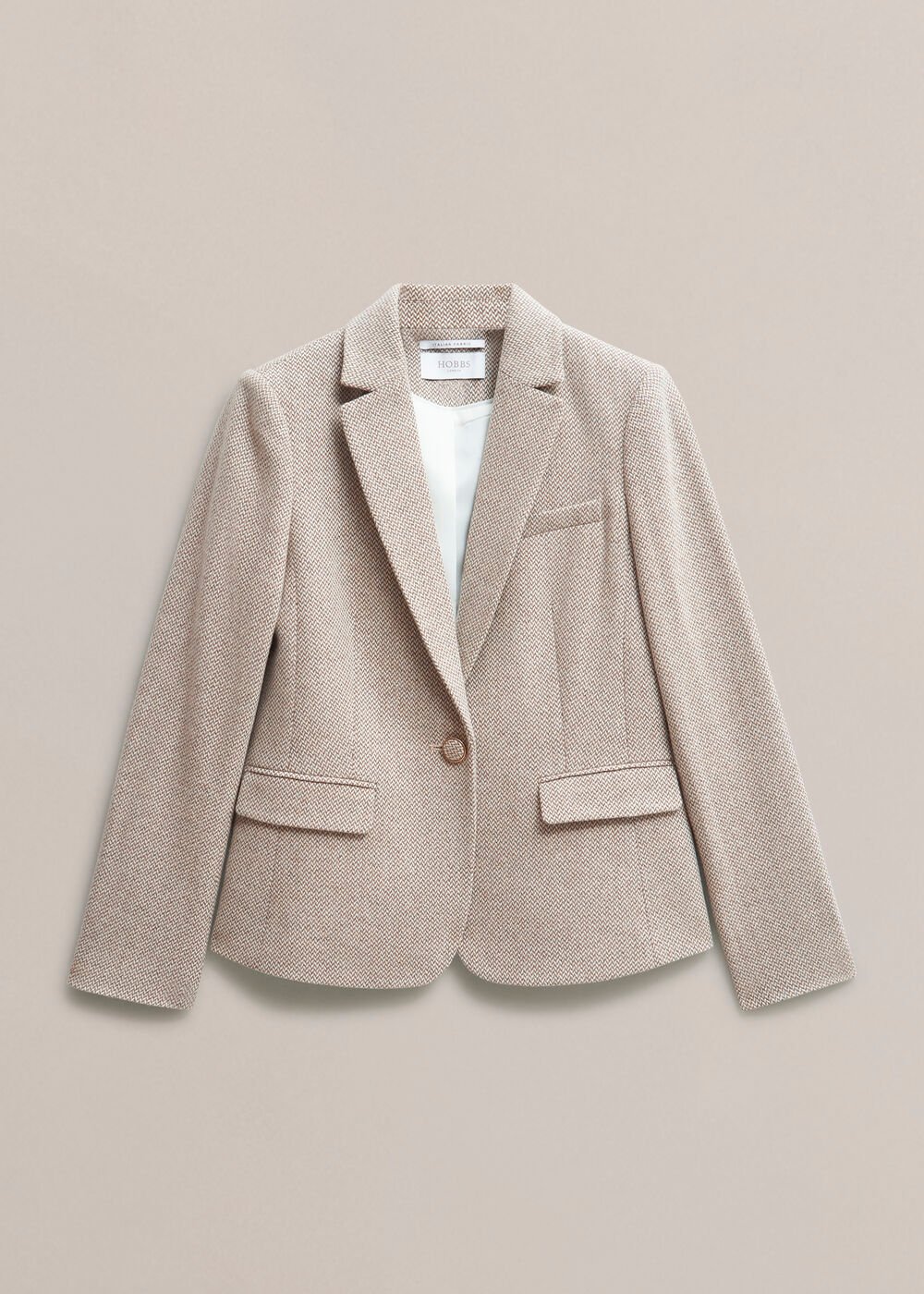Chelsey Wool Blend Jacket, Neutral, hi-res