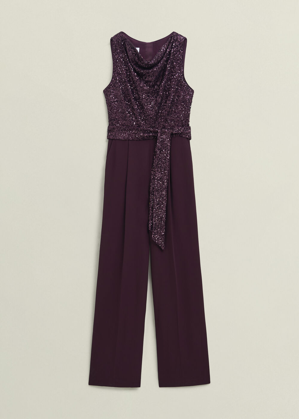Petite Zuri Jumpsuit, Onyx Red, hi-res